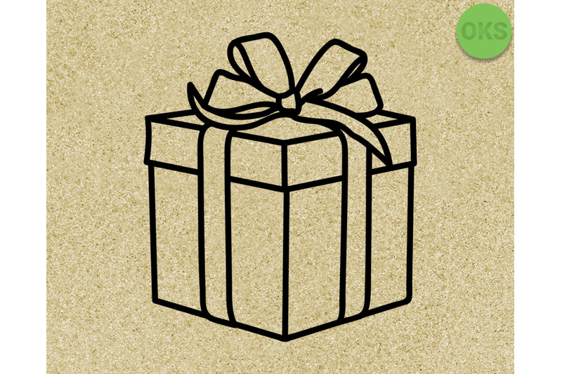 Gift Box Present Drawing Vector (EPS, SVG, PNG Transparent)