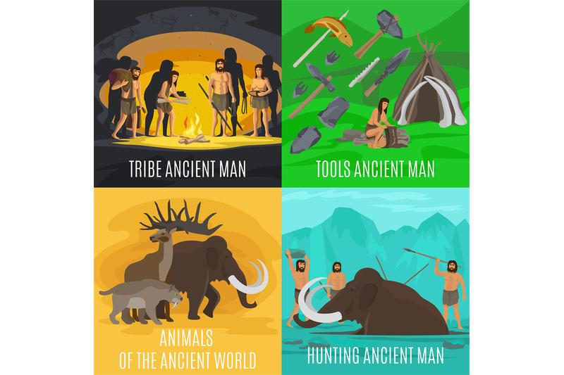 Ancient prehistoric stone age concepts By SmartStartStocker | TheHungryJPEG