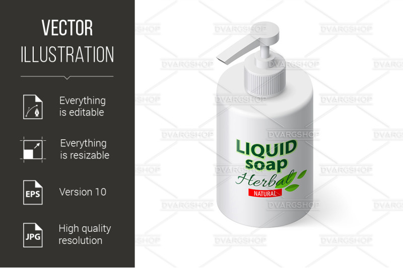 Download Soap Bottle Mockup Front View Yellowimages