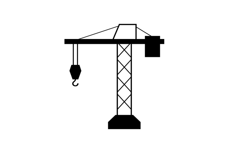 Crane icon By Marco Livolsi | TheHungryJPEG.com