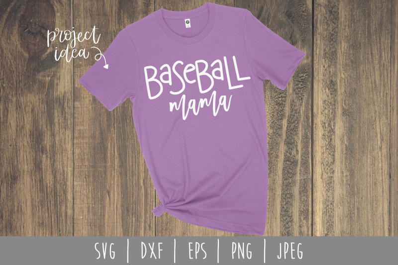 Baseball Mama SVG, DXF, EPS, PNG, JPEG By SavoringSurprises | TheHungryJPEG