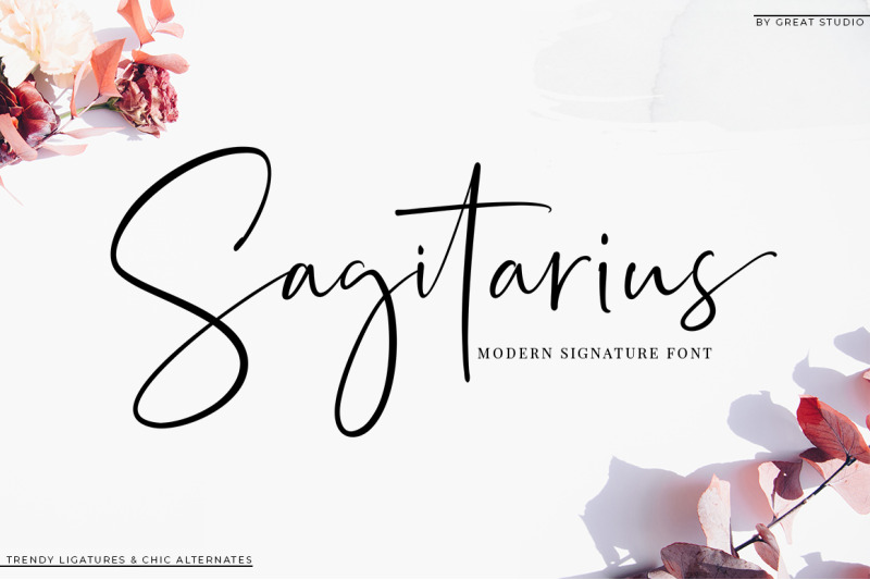 Sagitarius Font By Great Studio | TheHungryJPEG