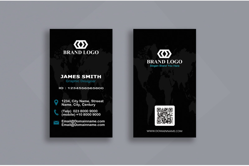 Download Vertical Business Card Mockup Psd Yellowimages