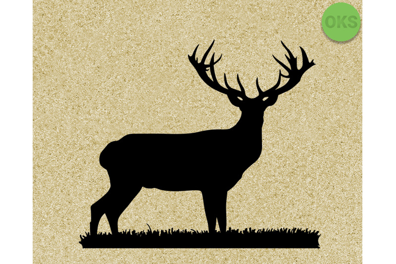 Download stag antlers SVG cut files, DXF, vector EPS cutting file ...