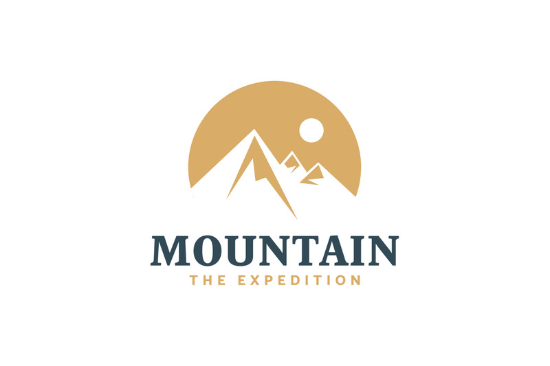 Mountain The expedition, adventure logo By Imaginicon | TheHungryJPEG