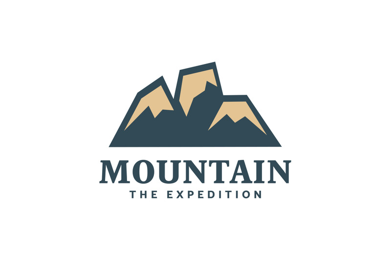 Mountain The expedition, adventure logo By Imaginicon | TheHungryJPEG