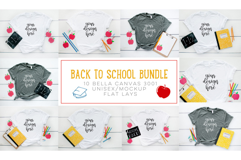 Back To School Bella Canvas Mockup 0100