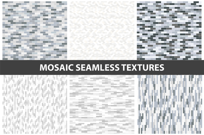 Mosaic Wall Textures - Seamless. By Expressshop 