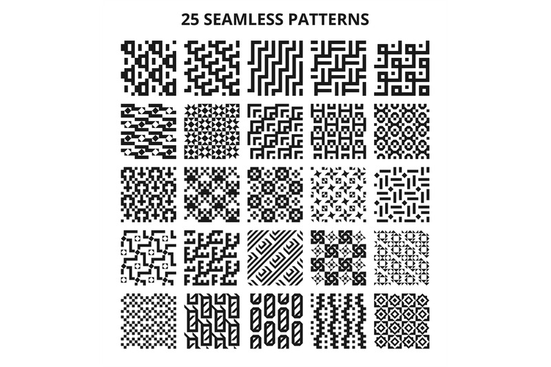 25 Simple Geometric Patterns  Simple geometric pattern, Geometric pattern,  Geometric