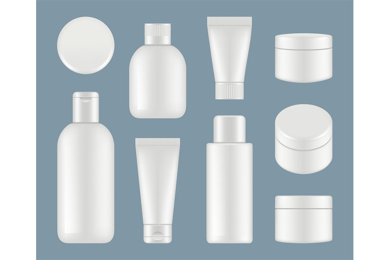 Download Plastic Cosmetic Bottle Mockup Front View Yellowimages