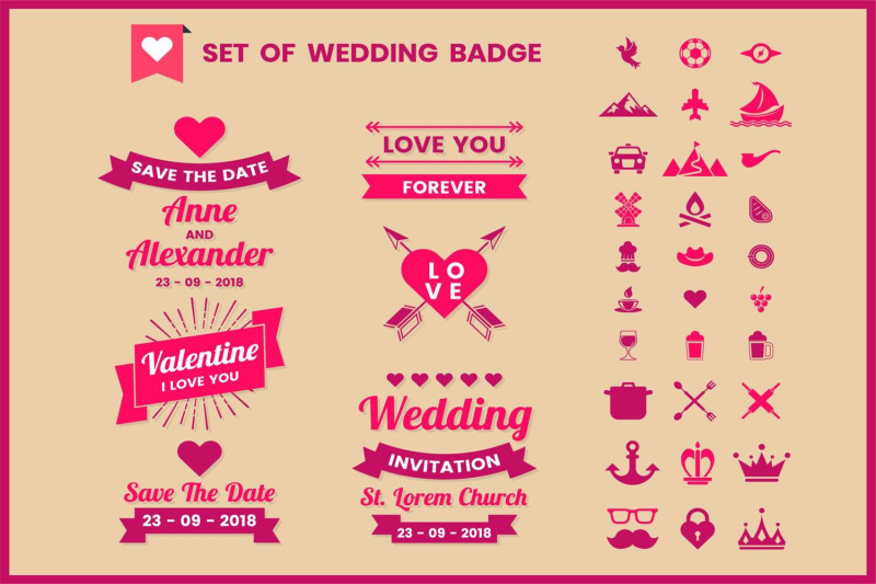 20,911 M Wedding Logo Images, Stock Photos, 3D objects, & Vectors