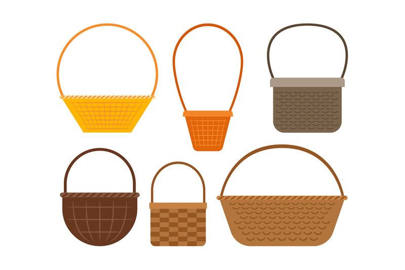 Empty picnic basket set By SmartStartStocker TheHungryJPEG