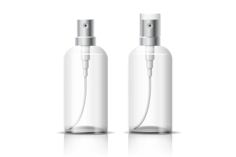 Download Cosmetic Bottle With Transparent Liquid Mockup Yellowimages