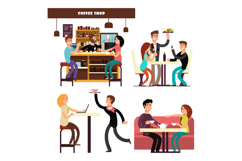 eatery clipart people