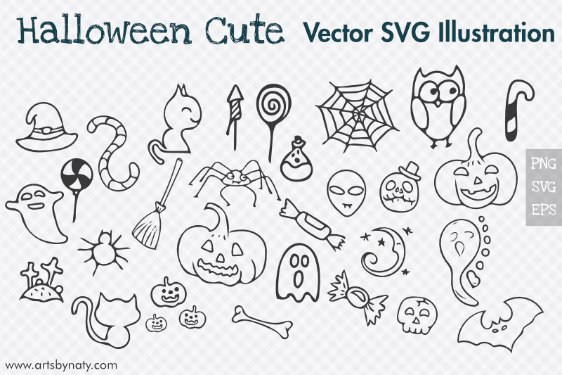 Halloween Svg Vector Illustrations By Artsbynaty Thehungryjpeg Com