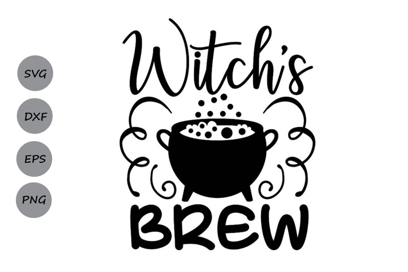 Download Witch's Brew Svg, Halloween Svg, Witch Svg, Coffee Svg, Spooky Svg. By CosmosFineArt ...