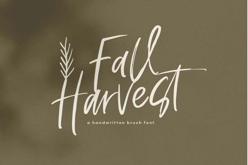 Fall Harvest Handwritten Script Font With Extras By Ka Designs Thehungryjpeg Com