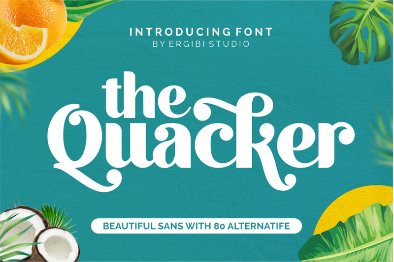 Quacker By Ergibi Studio Thehungryjpeg Com