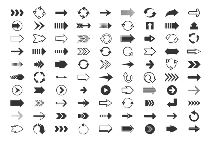 Set direction. Стрелки следующий