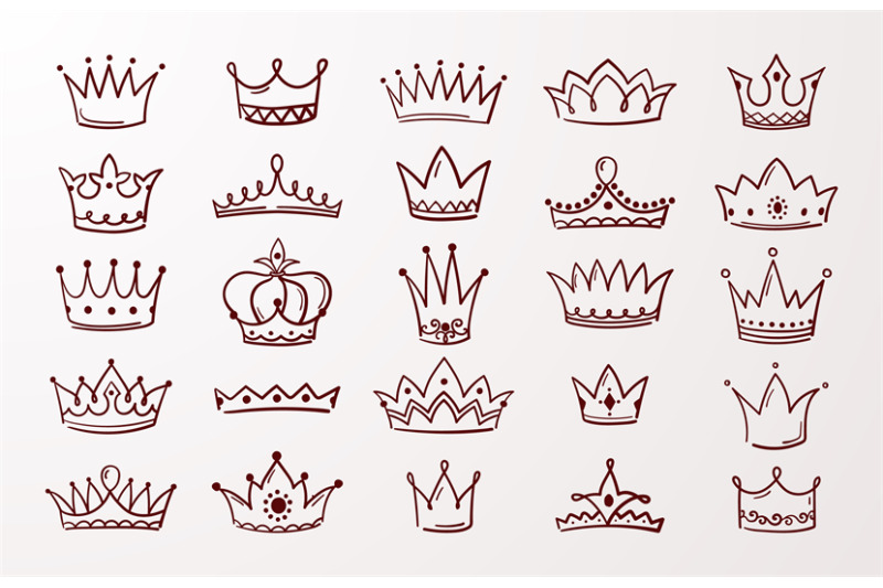 drawings of queen crowns