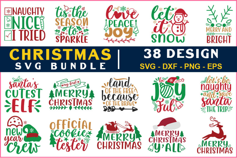 Chrismas Svg Bundle Vol-23 By teewinkle | TheHungryJPEG