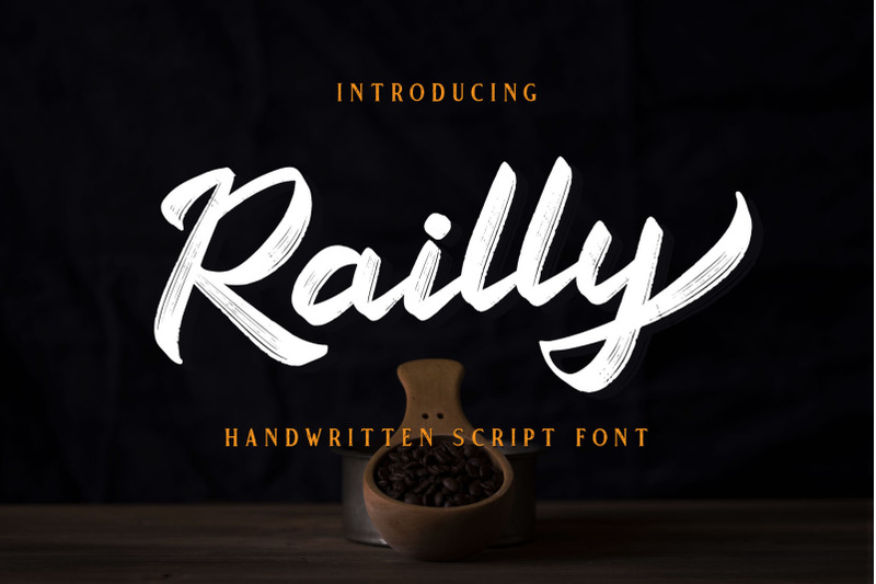 Railly Handwritten Script Font By Craft Supply Co Thehungryjpeg Com