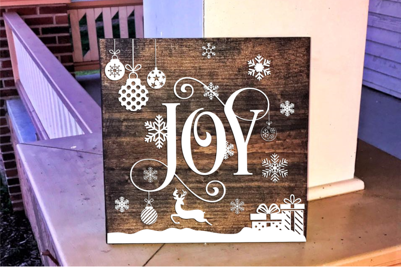 Download Joy - Christmas SVG Cut File By Anastasia Feya Fonts & SVG ...