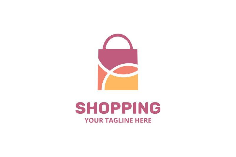 Shopping logo template By Imaginicon | TheHungryJPEG