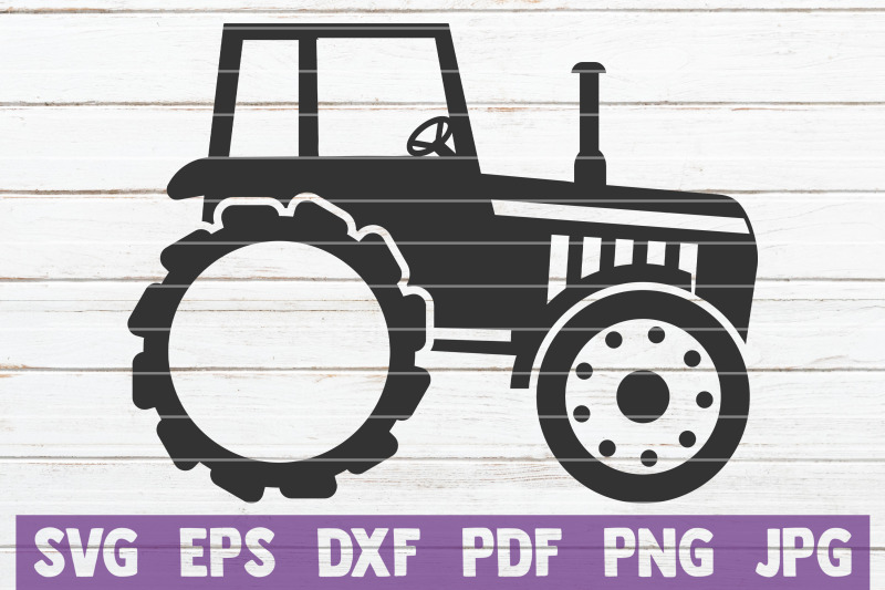 Tractor Monogram SVG Cut File By MintyMarshmallows | TheHungryJPEG