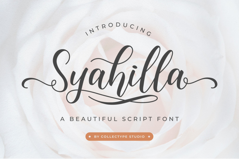 Syahilla Script By Collectype Studio Thehungryjpeg Com