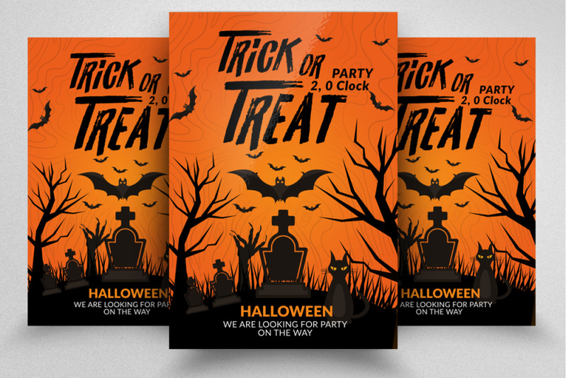 Halloween Night Flyer Template By Designhub | TheHungryJPEG