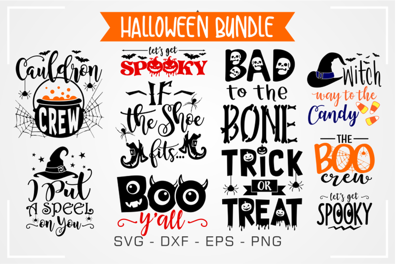 10 Quotes Halloween Bundle Svg Design By AgsDesign | TheHungryJPEG