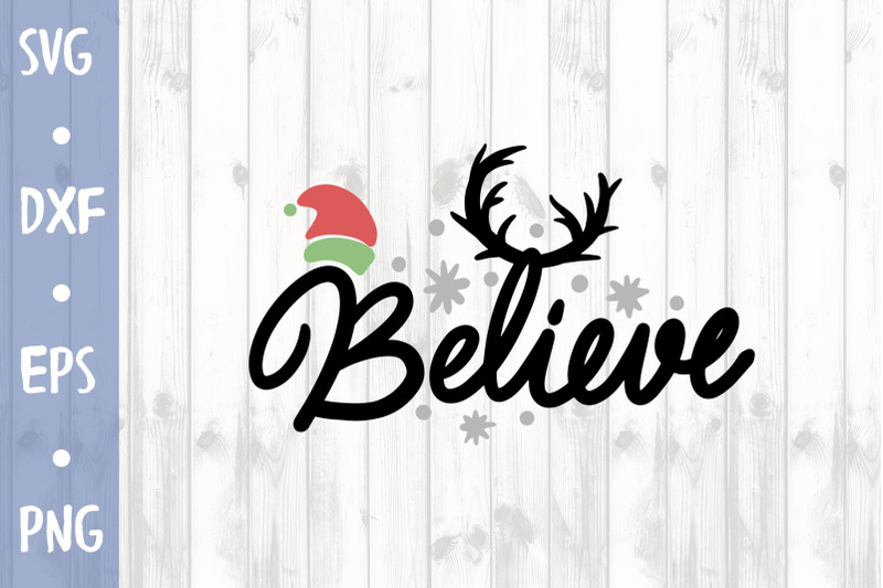 Believe SVG CUT FILE By Milkimil | TheHungryJPEG