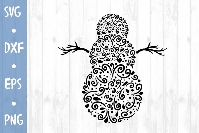 Snowman SVG CUT FILE By Milkimil | TheHungryJPEG