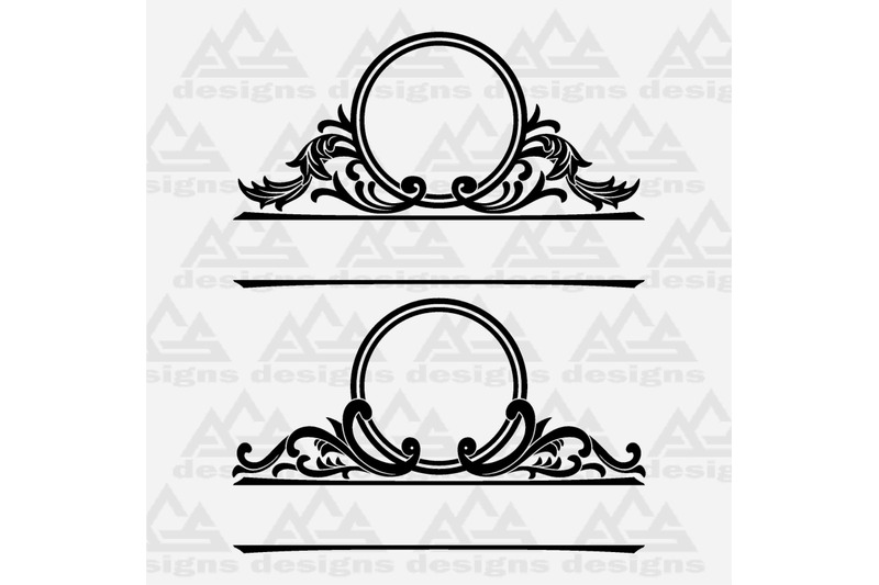 Download Mailbox Monogram Frame Svg Design By AgsDesign | TheHungryJPEG.com