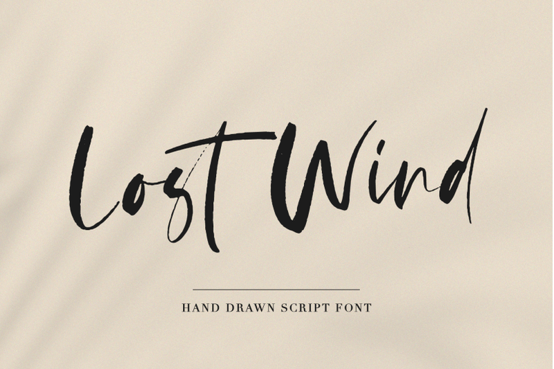 Lost Wind By Larin Type Co Thehungryjpeg Com