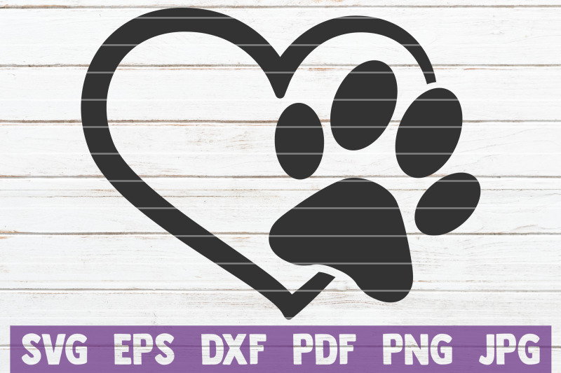 Download Paw Heart SVG Cut File By MintyMarshmallows ...