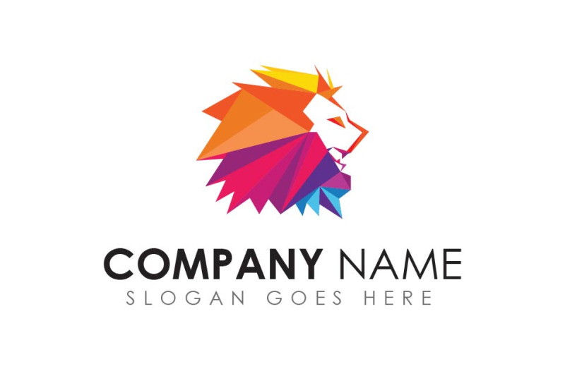 Powerful Lion Logo By Graphics Ninja | TheHungryJPEG