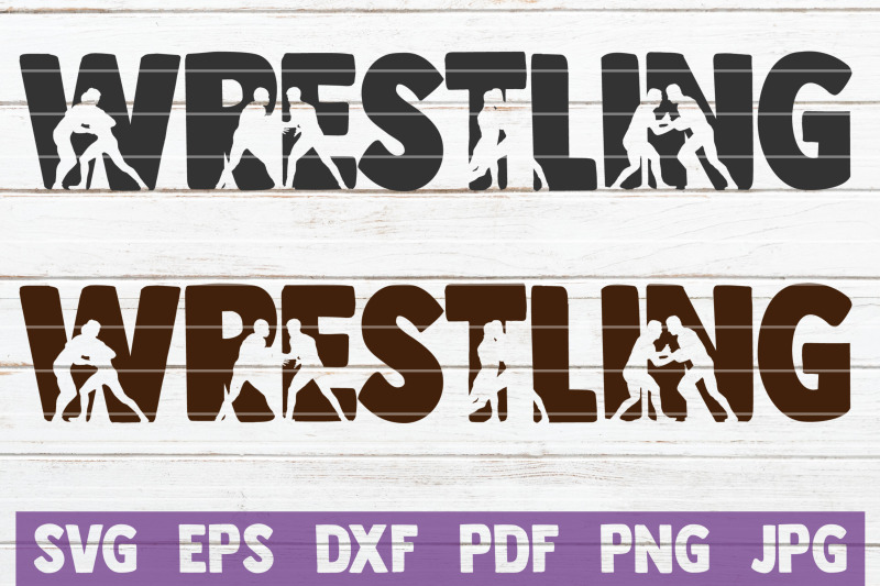 Wrestling SVG Cut File By MintyMarshmallows | TheHungryJPEG