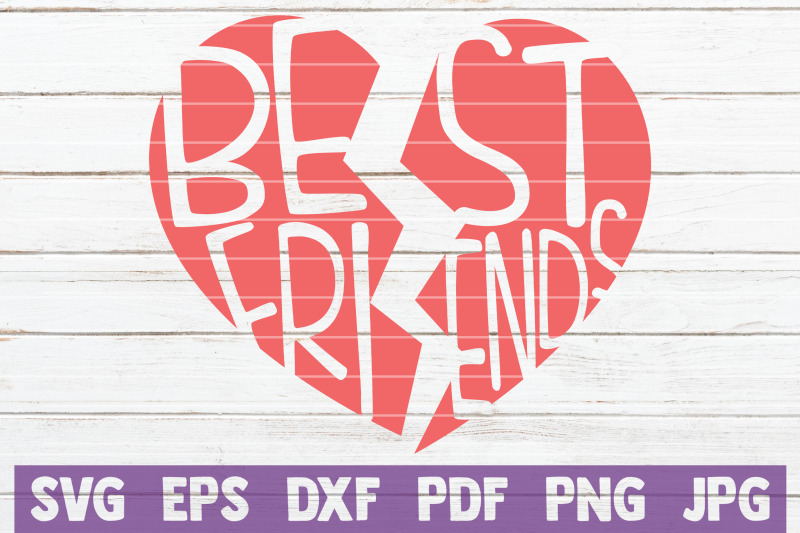 Best Friends SVG Cut File By MintyMarshmallows ...