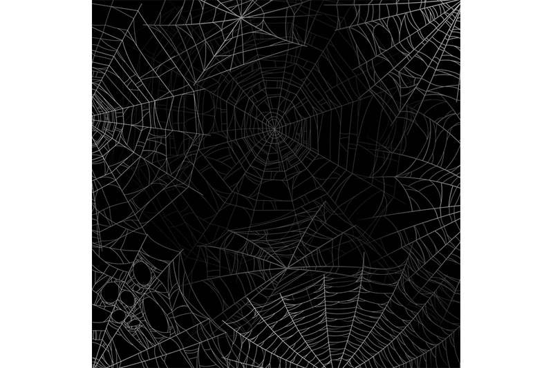 Spider web background. Spooky cobweb for halloween, black grunge poste By  YummyBuum | TheHungryJPEG