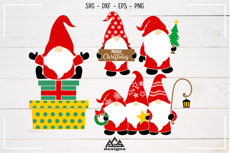 Download Christmas Gnome Packs Svg Design By AgsDesign ...