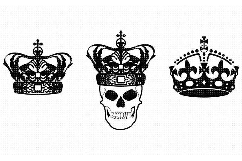 Download royalty, crown, royal, skull, svg, dxf, vector, eps ...