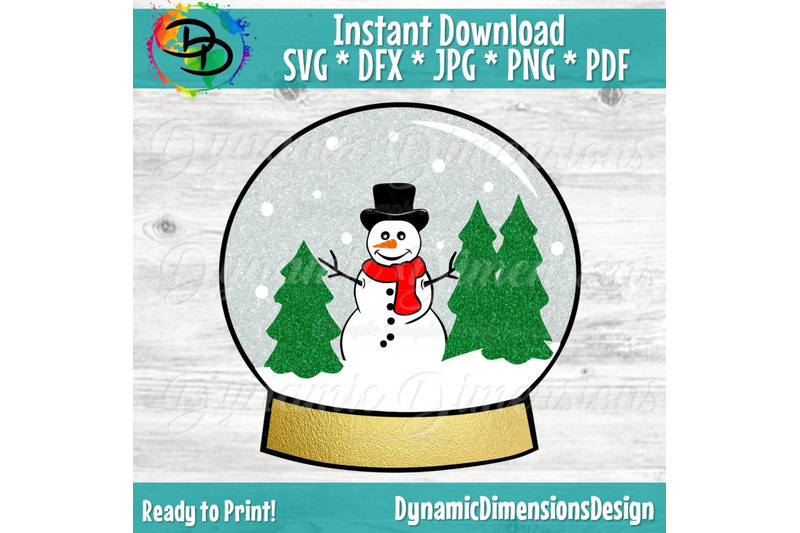 Snowman Svg Snowglobe Svg Christmas Tree Snow Santa Svg Christma By Dynamic Dimensions Thehungryjpeg Com