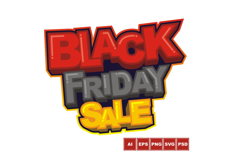 Black Friday Sale Logo Design By Azkaryzki | TheHungryJPEG