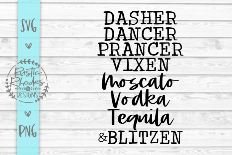 Download Reindeer Alcohol List Svg And Png Digital Cutting File By Rusticrhodesdesigns Thehungryjpeg Com