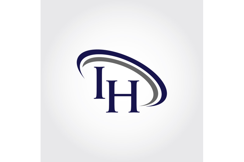 Monogram IH Logo Design Graphic by Greenlines Studios · Creative Fabrica