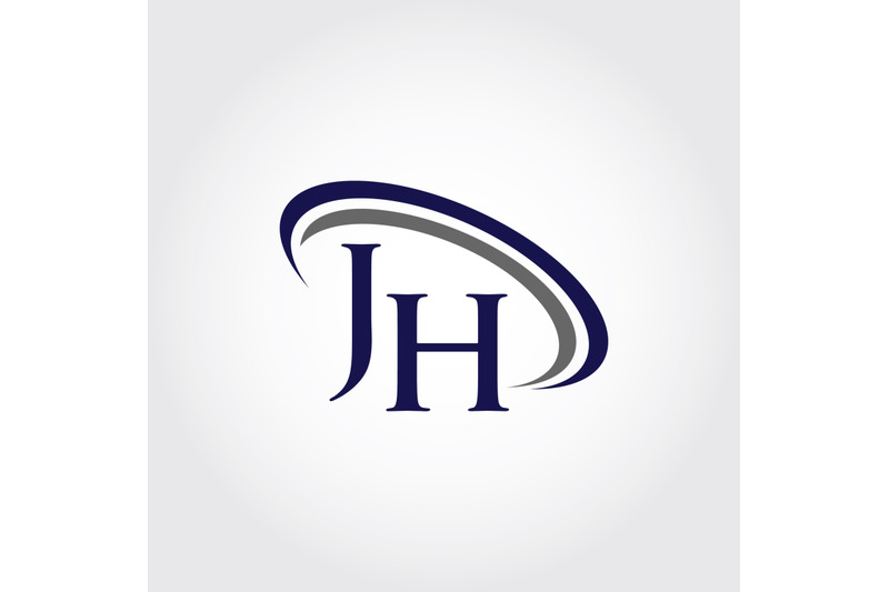 JH J H letter logo design. Initial letter JH... - Stock Illustration  [105180185] - PIXTA