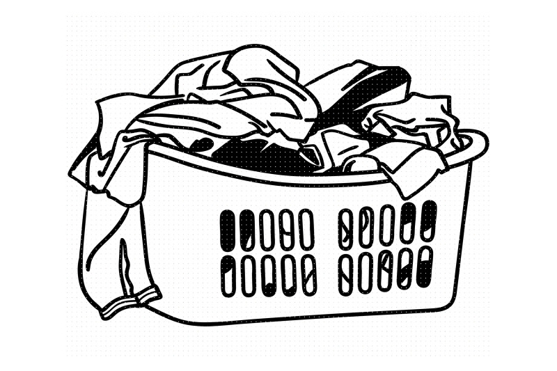 Download laundry basket, dirty clothes svg, dxf, png, eps, cricut.