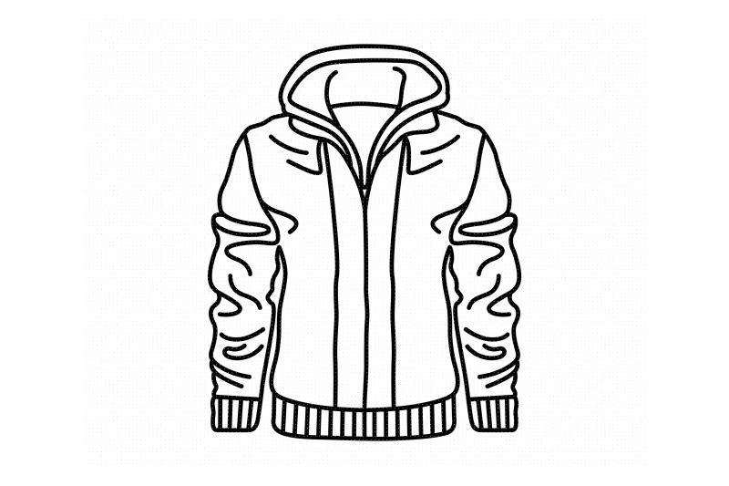 leather jacket svg, dxf, png, eps, cricut, silhouette, cut file By ...